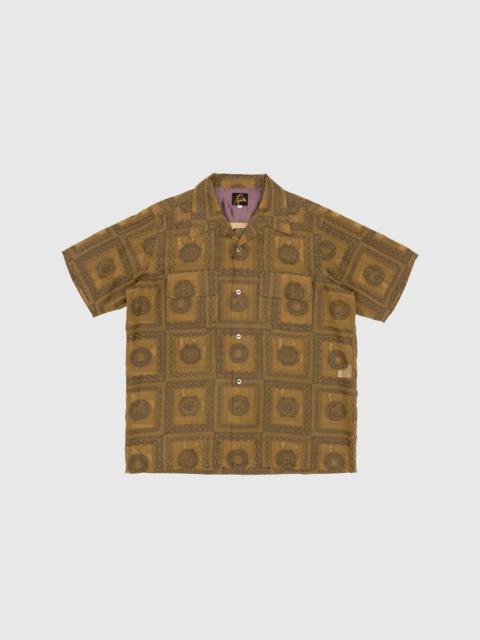NEEDLES CHAIN BORDER JQ. S/S CLASSIC SHIRT