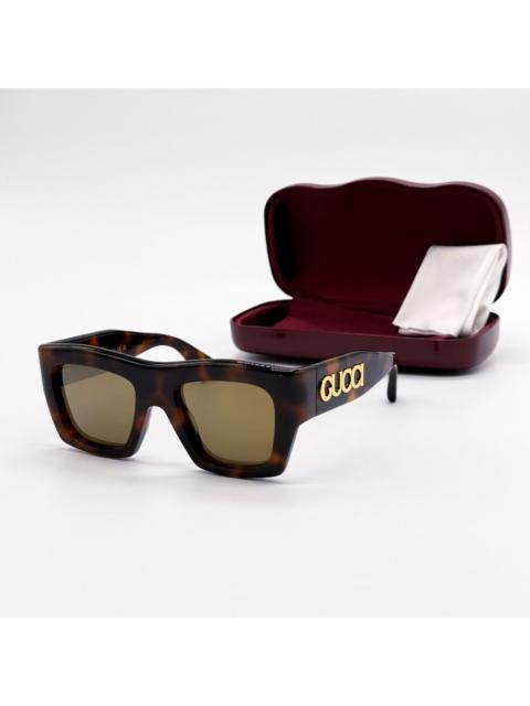 GUCCI NEW GUCCI SUNGLASSES GG1772S 007 HAVANA SQUARE UNISEX GUCCI