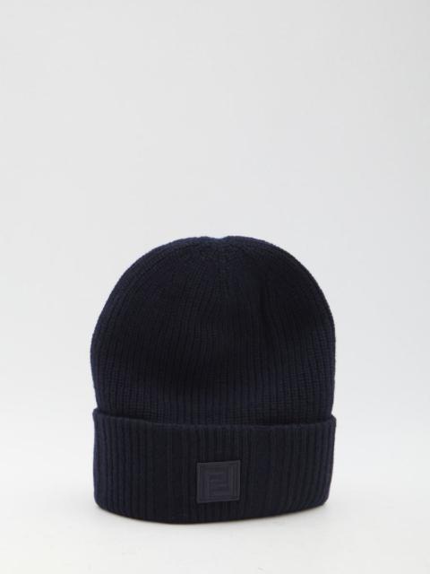 Fendi Beanie In Wool And Cashmere