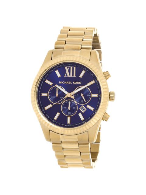 MICHAEL KORS Michael Kors Lexington Chronograph Quartz Blue Dial Men's Watch MK9153