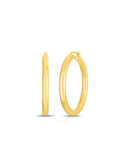 ROBERTO COIN Roberto Coin 18K Gold Classic 40mm Thick Hoop Earrings - 6740618AYER0