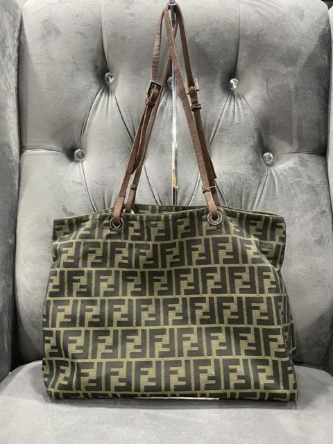 FENDI Authentic FENDI Monogram Zucca Tote Bag