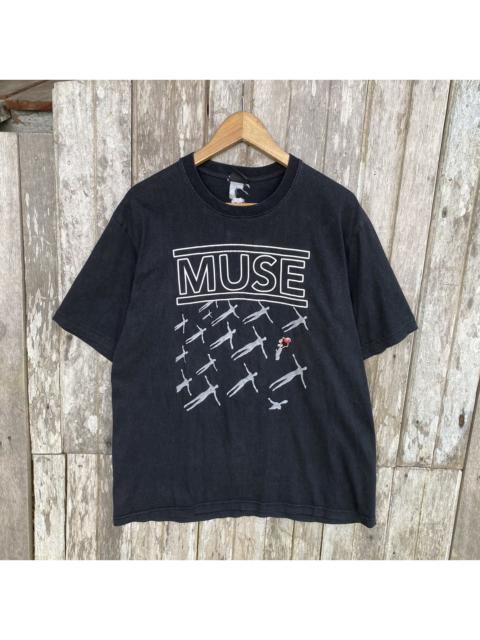 Other Designers Thrashed Faded Vintage Y2K Muse Rock Band Bootleg Tee