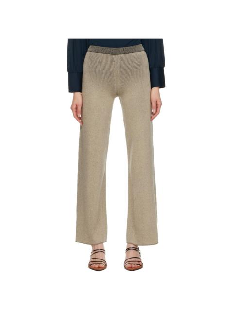 AERON Beige & Black Barney Lounge Pants
