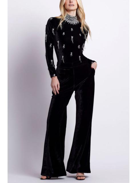 PatBO VELVET WIDE LEG PANT