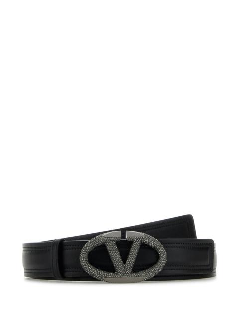 ベルト VALENTINO BLACK LEATHER VLOGO THE BOLD EDITION BELT VALENTINO GARAVANI VLOGO The Bold Edition leather belt | NET