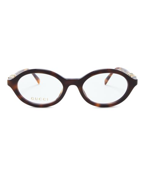 GUCCI Block Round Optical Eyeglasses