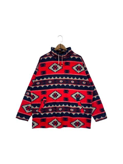 Other Designers Vintage Southwestern Native Navajo Fleece Pullover