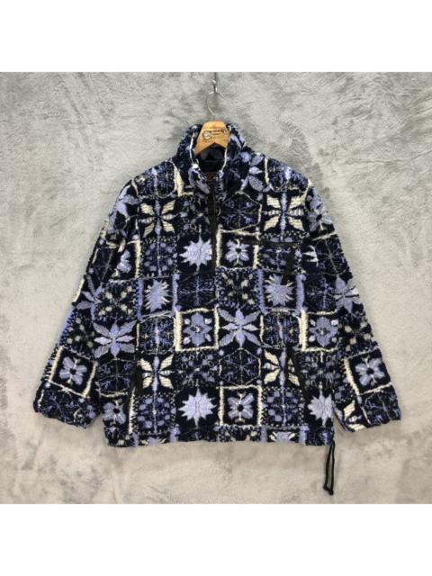 Other Designers Japanese Brand - Rinabar Icy Wind Quarter Zip Deep Pile Fleece #5687-202