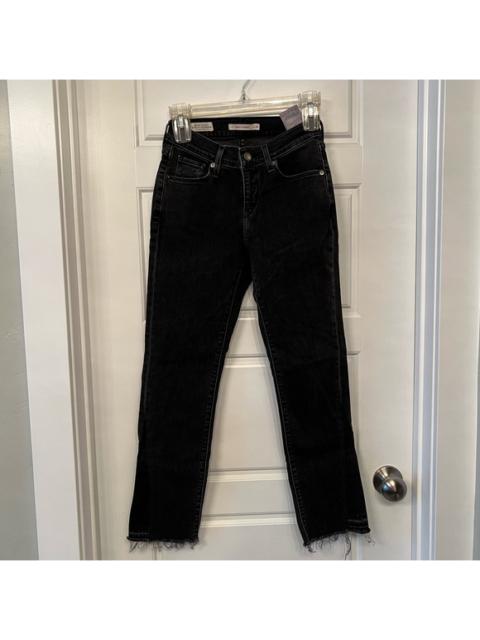 Levi's Levi’s Curvy Straight Black Jeans 25