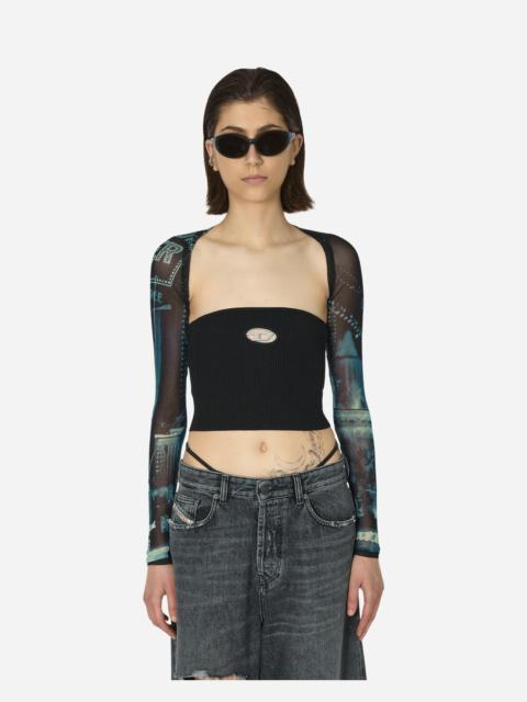 Jean Paul Gaultier Pigalle Sleeves Navy / Light Blue