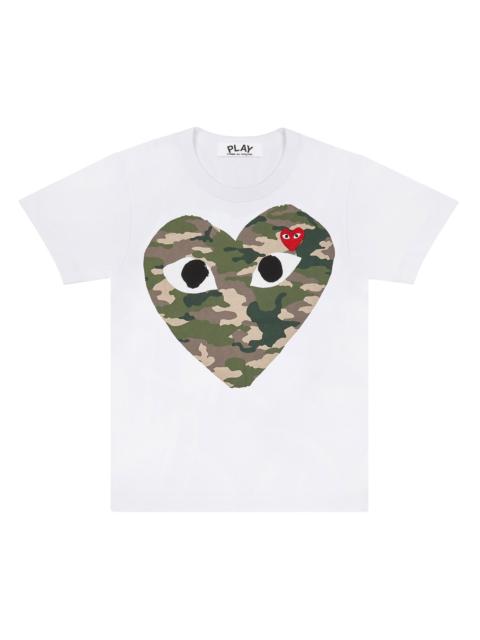 Comme des Garçons PLAY Comme des Garçons PLAY Camouflage Heart T-Shirt 'White'