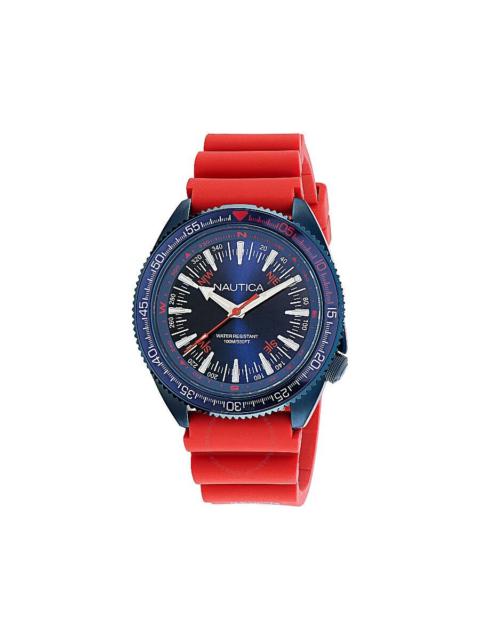 Other Designers Nautica Vintage Quartz Blue Dial Men's Watch NAPNVF305