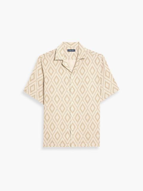 FRESCOBOL CARIOCA Printed linen shirt