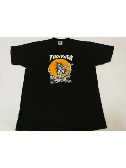 Other Designers Vintage - Vintage 90s Thrasher Pushead Tee Skateboard Skate