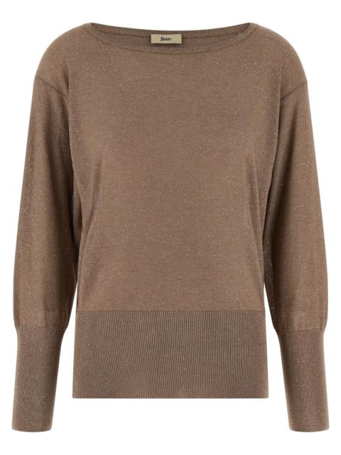 Herno Herno Women Lamé And Sequin Yarn Sweater