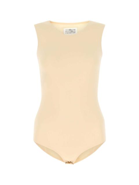 Maison Margiela Maison Margiela Women Skin Pink Stretch Viscose Bodysuit
