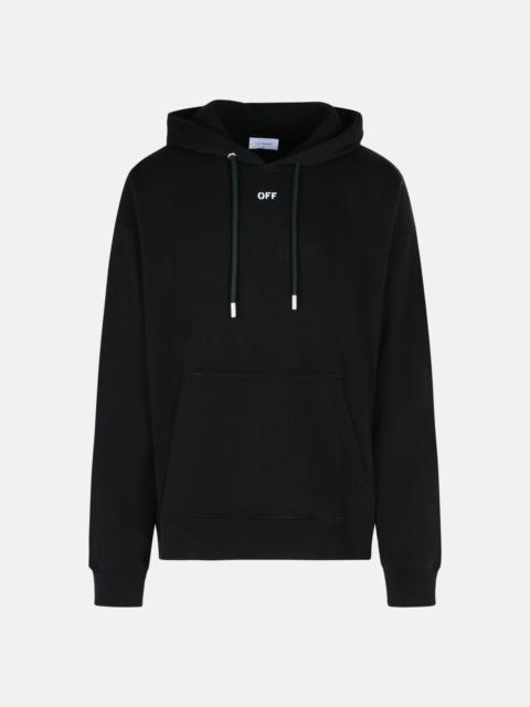 Off-White 'BRUSH ARROW' BLACK COTTON SWEATSHIRT