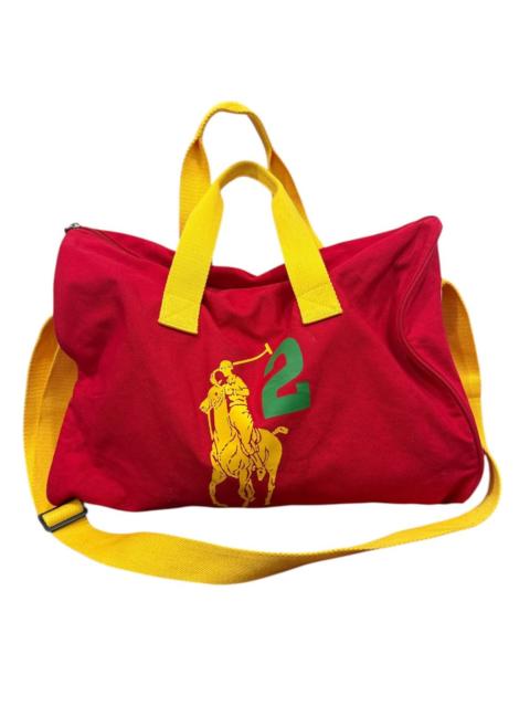 Other Designers RRL Ralph Lauren - Polo Ralph Lauren Large Duffel Bag, Red Big Logo Number 2