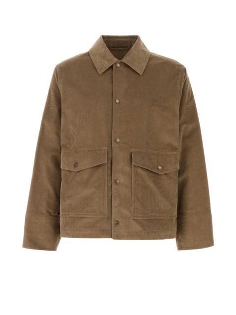 Burberry Burberry Men Khaki Corduroy Jacket