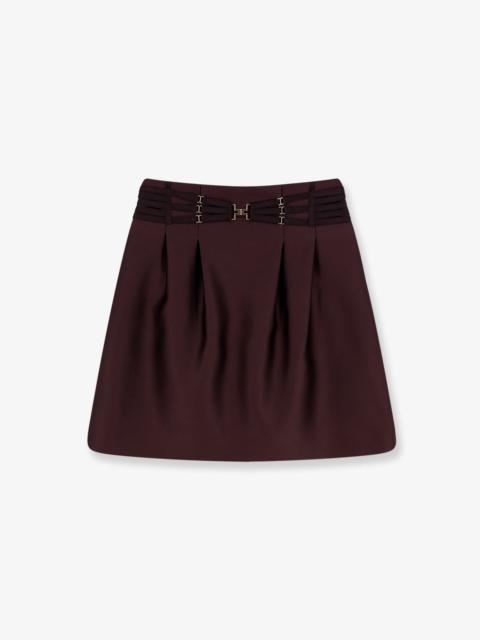 ELISABETTA FRANCHI Elisabetta Franchi Satin Mini Skirt