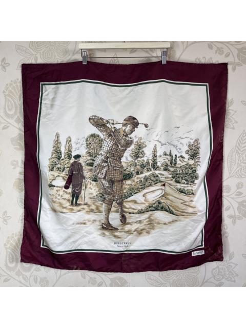 Other Designers Burberry × Vintage - Pure Silk Burberrys Scarves Full Print Vintage