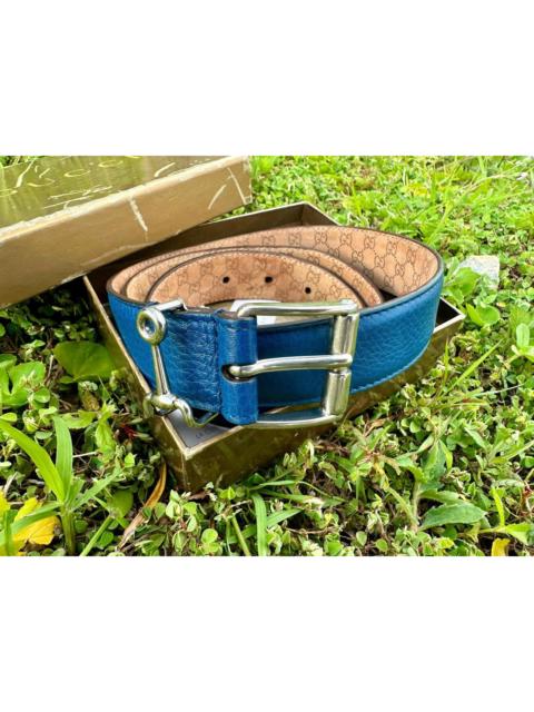 GUCCI Authentic Gucci Horsebit Buckle Leather Belt