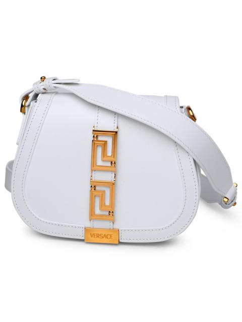 Versace Woman White Leather Bag