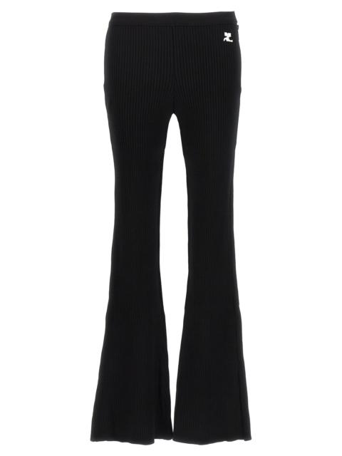courrèges Courreges Women 'Reedition Rib Knit' Pants