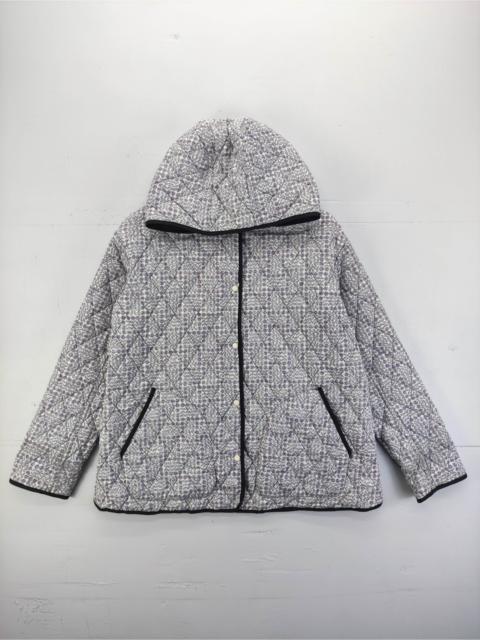 Other Designers Vintage Quited Reversible Jacket Snap Button Hoodie