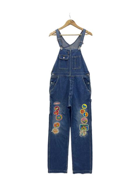 Other Designers 🔥ARCHIVE VINTAGE HYSTERIC GLAMOUR DENIM PATCHWORK OVERALLS