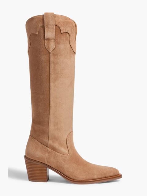 Stuart Weitzman Felix suede cowboy boots