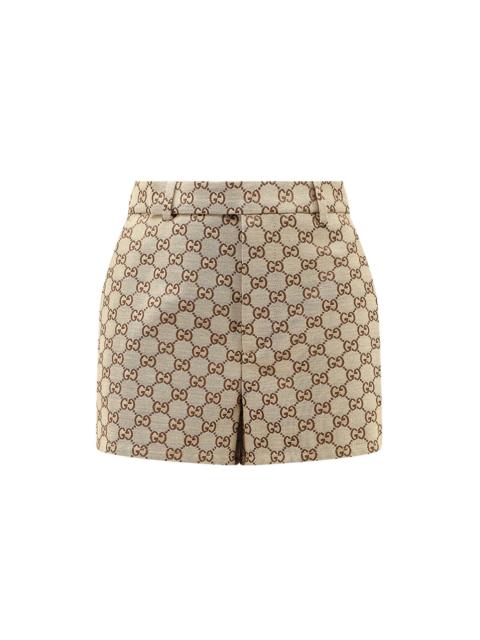 GUCCI Gg Supreme Fabric Shorts