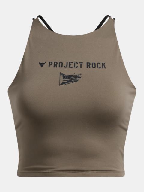 Under Armour Women's Project Rock Veterans Day Fitted Tank
