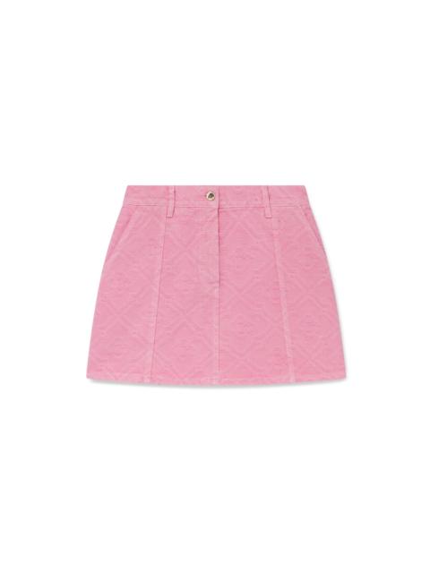 CASABLANCA Monogram Denim Skirt