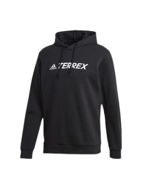 adidas adidas Terrex Graphic Logo Hoodie 'Black' GL6107