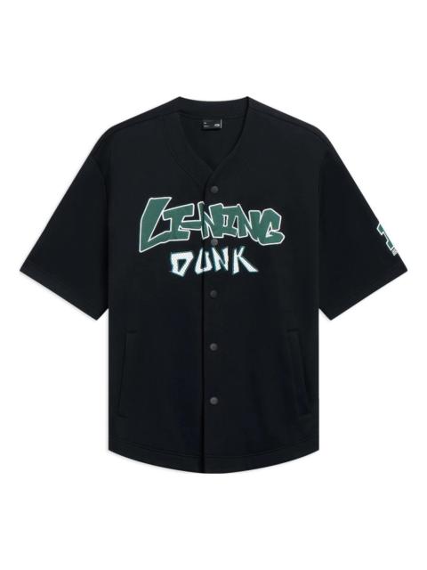 Li-Ning Li-Ning Hoops Graphic Loose Fit Shirt 'Black' AWDT547-1