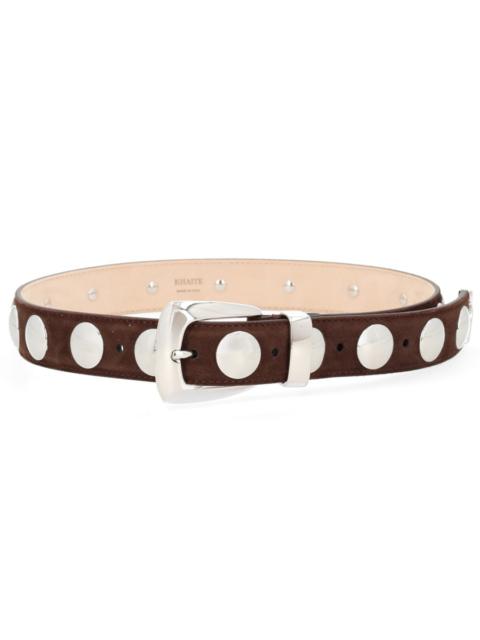 KHAITE BENNY BELT WITH STUDS