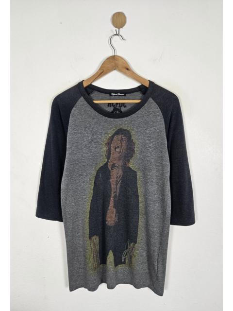 Hysteric Glamour Hysteric Glamour ACDC Angus Young raglan shirt