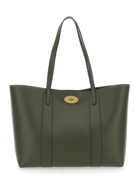 Mulberry Mulberry Women 'Bayswater' Green Tote Bag With Front Turn-Lock Closure In Leather Woman