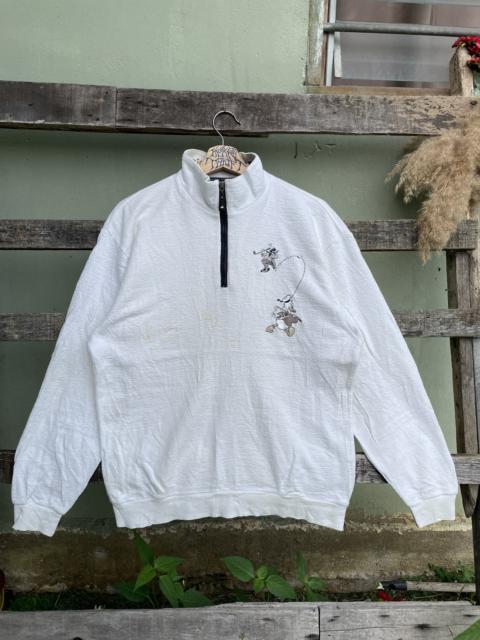 Other Designers Vintage - Vintage Disney Sports Mickey Duck Logo Japan Swetshirt