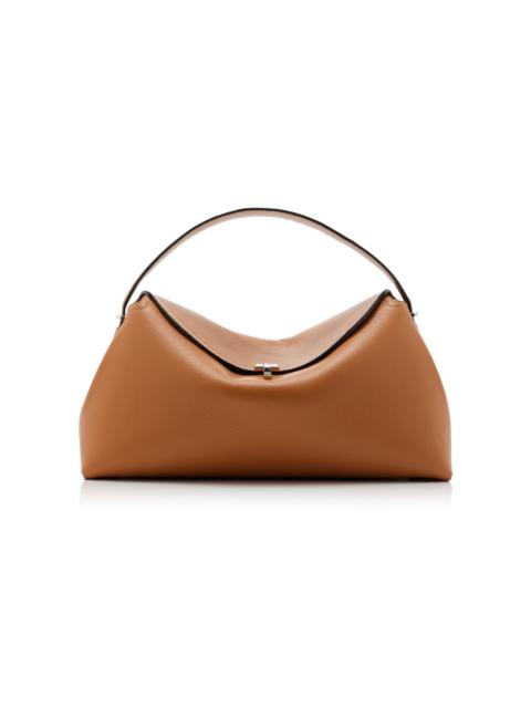 Totême T-Lock Leather Top Handle Bag neutral