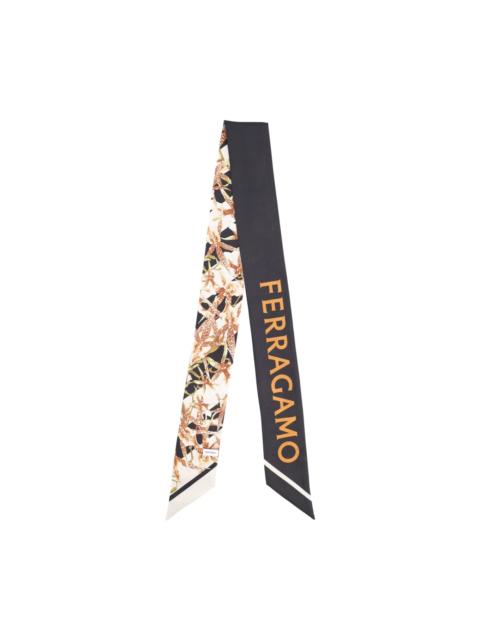 FERRAGAMO Bandeau With "bloom" Print