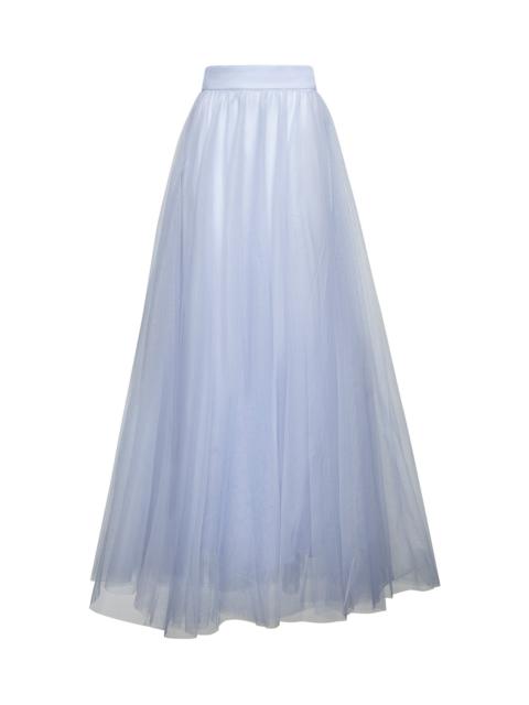 Zimmermann Light blue tulle maxi skirt
