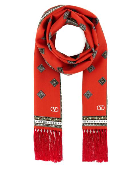 Valentino Printed silk Bandeaux Chamber foulard
