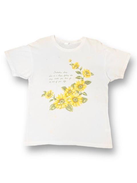 Other Designers VINTAGE 90s JAPAN ART SUNFLOWER POEM OF FEELING ABOUT LOVE