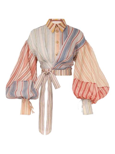 Zimmermann Rebellion striped blouse