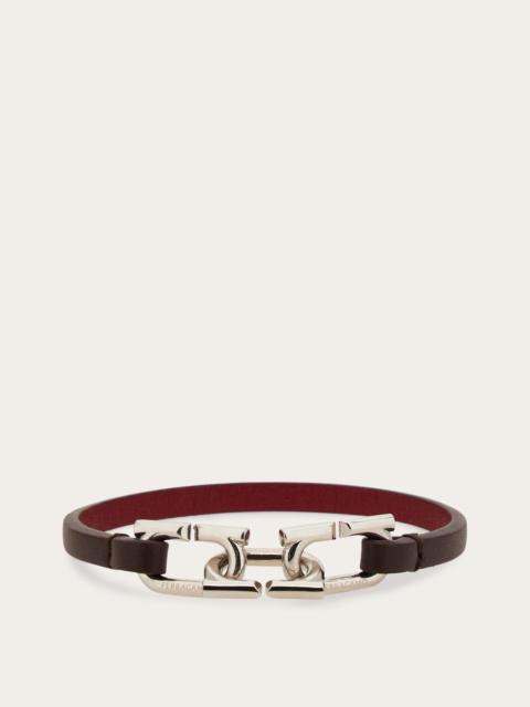 FERRAGAMO Bicolor Gancini bracelet