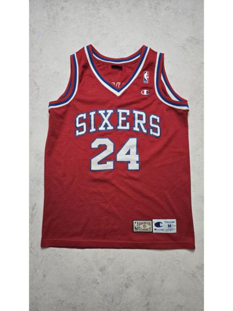 Champion Jones #24 Philadelphia 76ers NBA Hardwood Classics Jersey