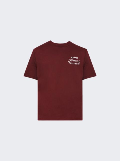 AMIRI Club Amiri Tee Wine